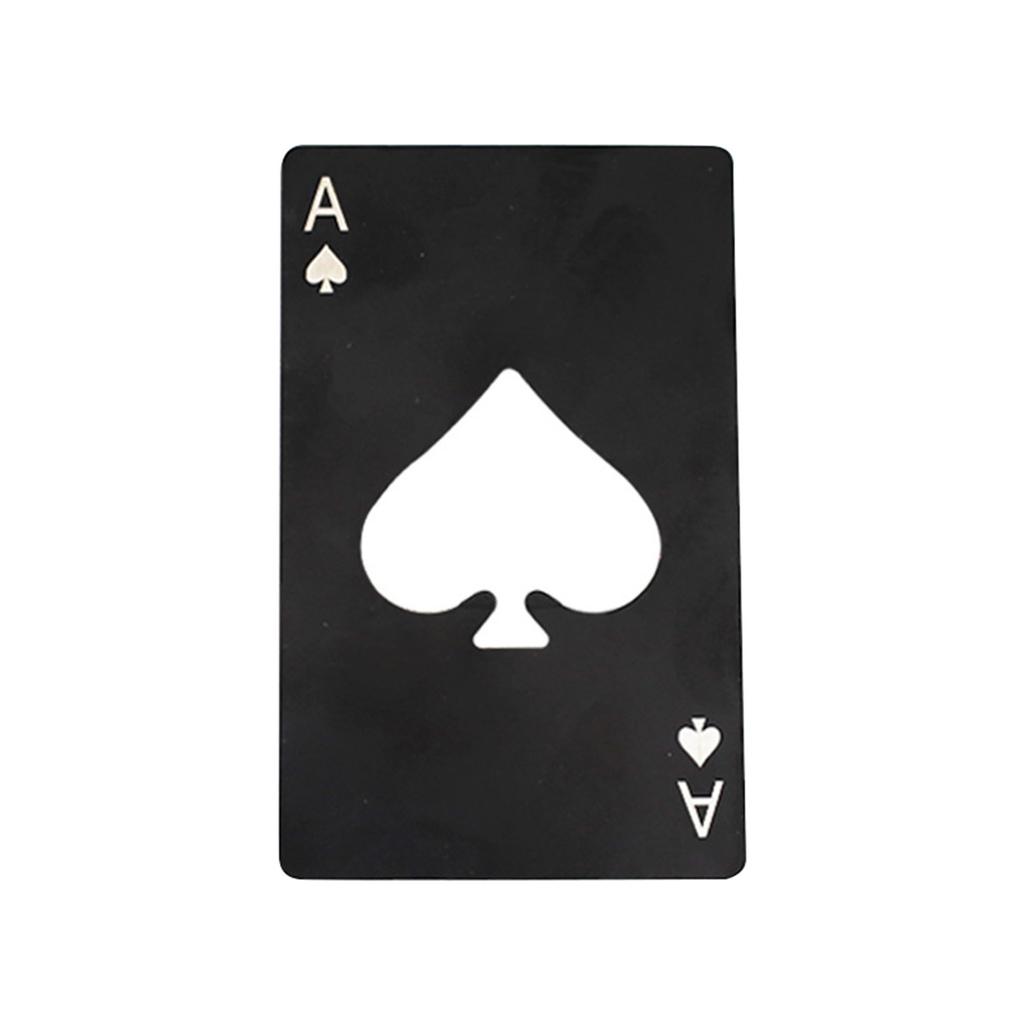 Черный персик открывалка для бутылок креативная игральная карта в форме нержавеющей стали домашние инструменты открывалка для пивных бутылок