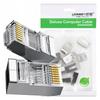 Metal RJ45 Plug Ugreen NW111 Ethernet, 8P/8C, Cat.6, UTP (10 Pcs.)