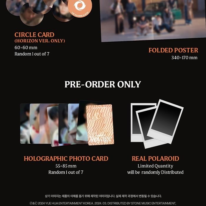 [PRE-ORDER] (3/12) TEMPEST 5th MINI ALBUM [ VOYAGE ] (RANDOM)