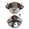 Stainless Steel Mini Pressure Cooker 3L 55KPA High Pressure Pot Compatible with Gas Induction