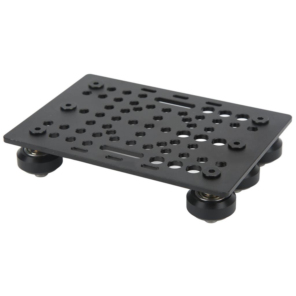 Алюминиевая анодированная черная портальная пластина Плата портала 3D-принтера со шкивом от 0,8 до 3,1 дюйма Черный