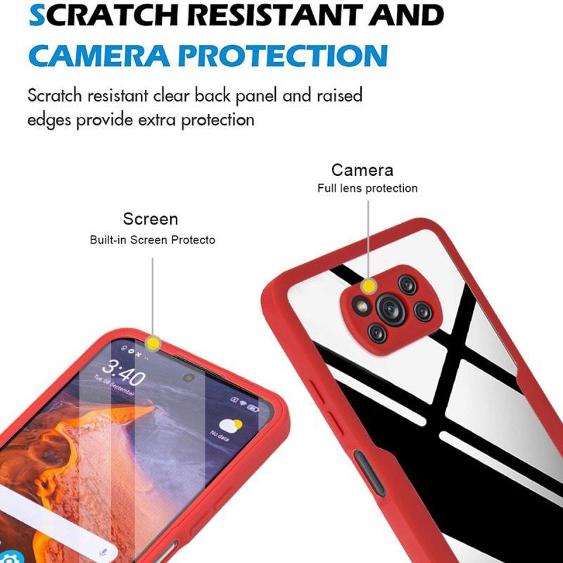 Чехол 360 Front Back для Poco X3 X5 X4 M4 M3 Pro 5G, противоударный прозрачный силиконовый чехол для Poco M4 M2 F3 C3, прозрачный чехол Funda Coque