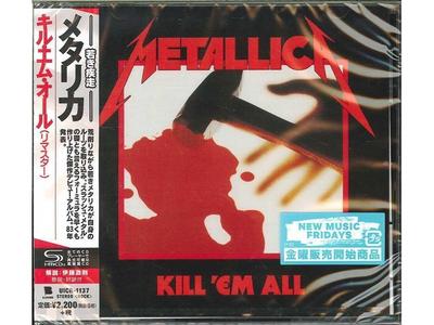 [SHM-CD] Kill 'Em All Remastered Limited Edition Metallica UICR-1137 Дебютный альбом