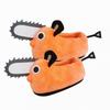 Плюшевые тапочки для человека с бензопилой Pochita Peluche, обувь для бензопилы, аниме Happy Orange, собака, мягкая игрушка, каваи, плюшевый подарок