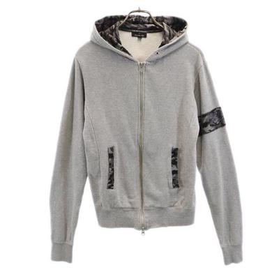 EMPORIO ARMANI×Daisuke Maki камуфляжный свитшот с длинным рукавом на молнии S мужской б/у