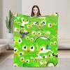 Warm Blanket Picnic Duolingos Owl Throw Blanket  Flannel Bedspread For Outdoor Pattern Sofa Bed Cover