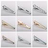 Tie Clip Brushed Collar Clip Men'S Formal Business Gold Silver High-End Metal Clip