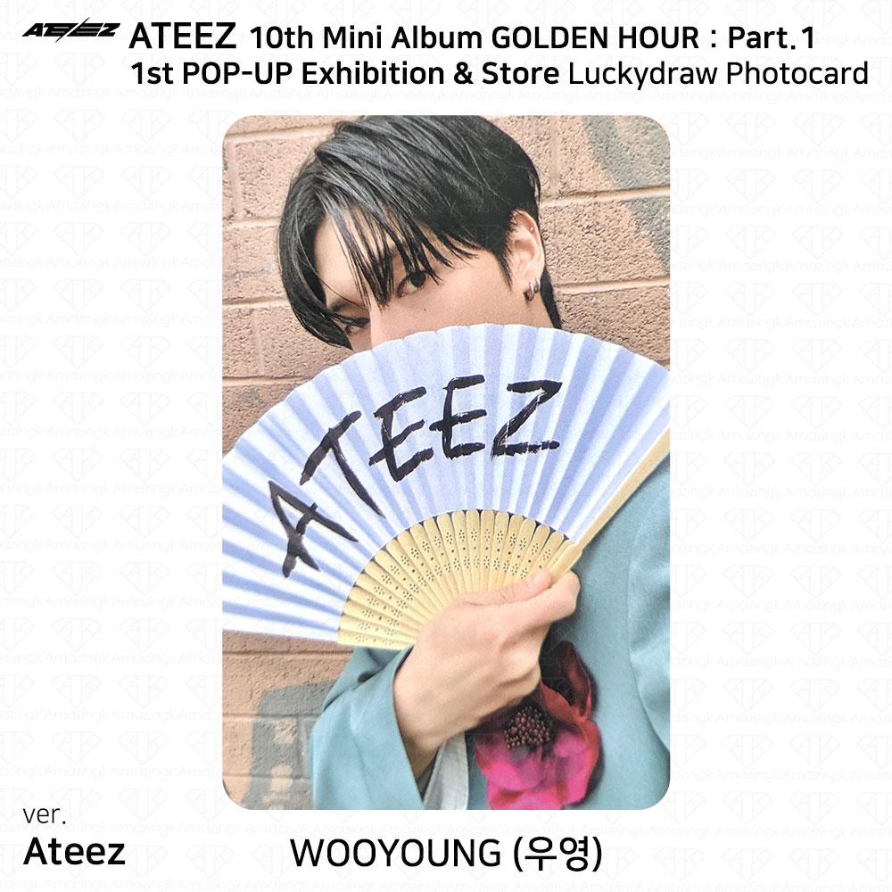 ATEEZ Золотой час Часть 1 Soundwave POP-UP Lucky Draw Фотокарточка