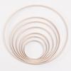 5pcs Home Decor Bamboo Ring Wooden Circle Round Catcher DIY Hoop For Flower Wreath House Garden Wedding Plant Hanging Decor