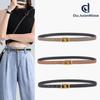 Lychee Pattern First Layer Cowhide Women'S Leather Belt Casual Pants Jeans Version Buckle Double-Sided Usable Belt