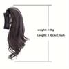 MISS WIG Синтетические 12-дюймовые зажимы для наращивания волос в хвосте, короткие волнистые вьющиеся волосы, зажимы для волос для женщин, для косплея