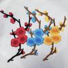 Plum Blossom Velcro Embroidery Patch: Handmade DIY Clothing Accessory