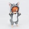 YUYAKESHI Obitsu 11 OB11 Размер наряда Obitsu Doll 11 Одежда Animal Animal GSC Домашняя одежда Мягкая игрушка Одежда для кукол Одежда для кукол Пушистая милая кукла 11 см