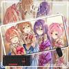 Doki L-LiteratureS Коврик для мыши Милый HD Коврик для стола Расширенный Игровой Коврик для клавиатуры Большой 90x40см XXL Игровой Коврик для мыши