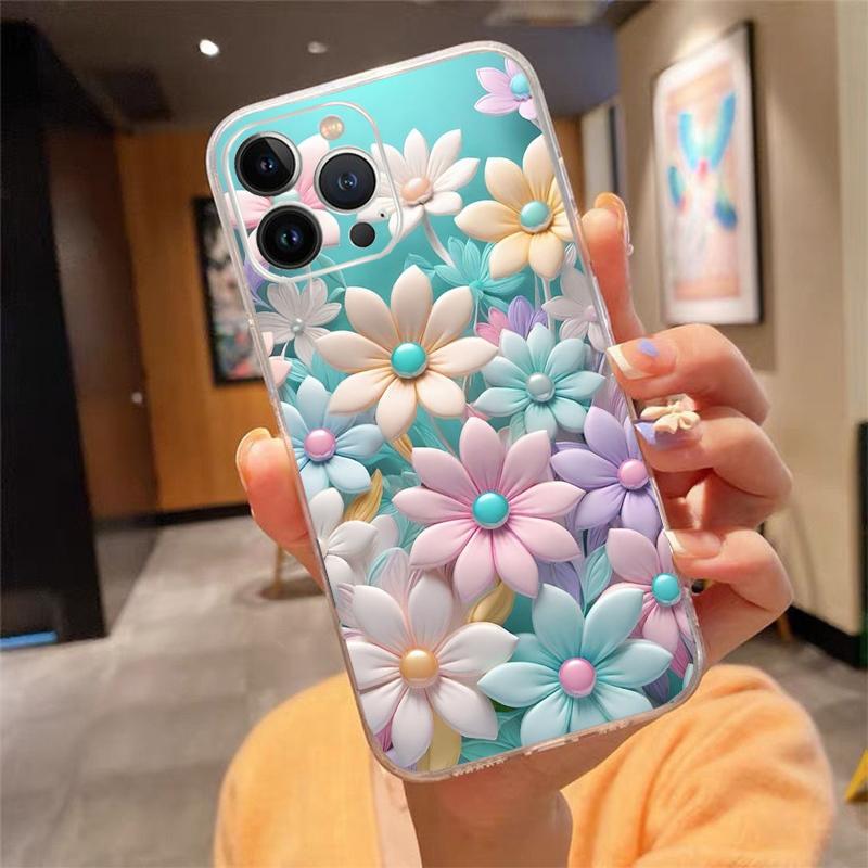 Balloon Cloud Rainbow Star Flower Phone Case For Iphone 15 14 Pro Max 13 12 11 Pro Max XSMax XR 12 13 Mini 14 Plus