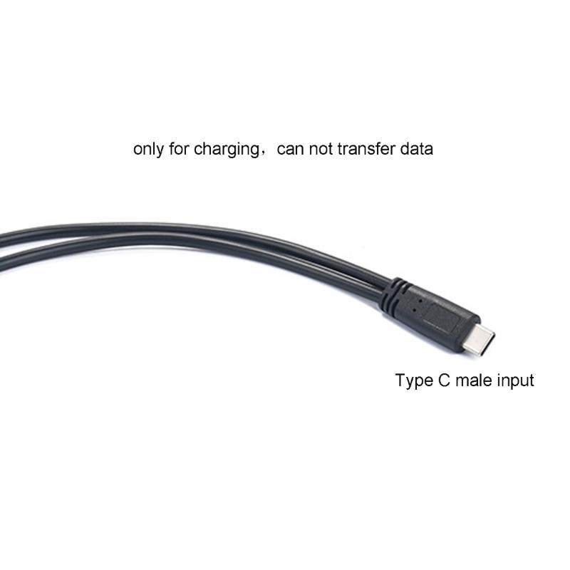 30см Type C на 5-контактный разветвитель Зарядный кабель Опционально Для смартфонов, планшетов, наушников и мелкой бытовой техники