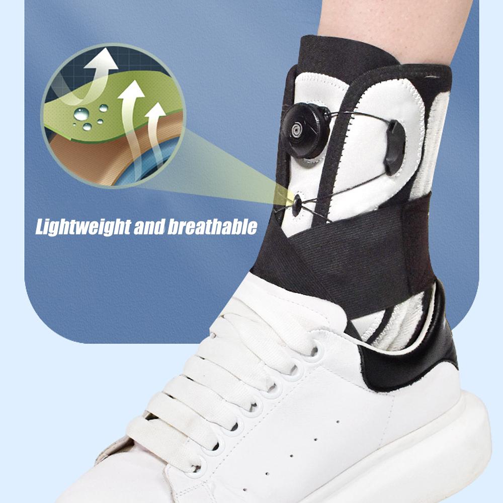 1-Piece Lace Up Stabilizing Ankle Brace with Boa Closure System Upgraded Ankle Support Ankle