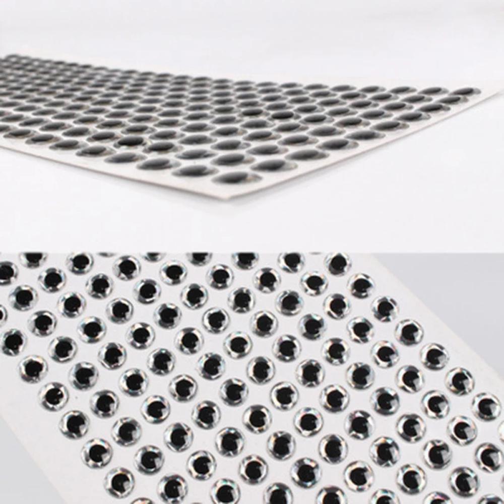 Holographic 3mm 4mm 5mm 6mm 100pcs/lot Artificial Fish Eyes 3D Fish Eyes DIY Eyes Fishing Lure Eyes