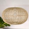 JOYINLED E27 Плетеная ротанговая абажур для подвесного светильника Винтажный промышленный ротанговый подвесной светильник Бохо Потолочный люстра Осветительные приборы