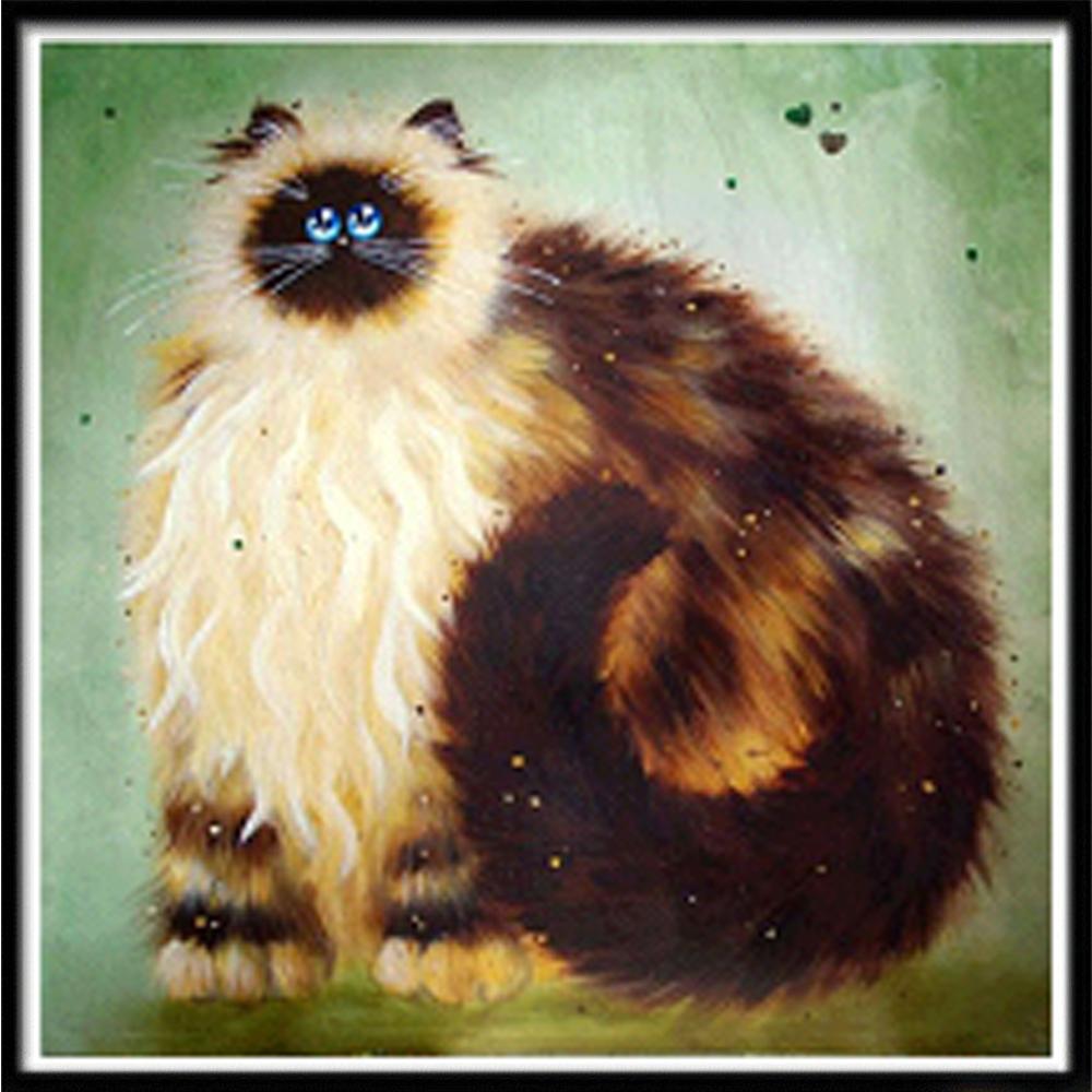 5D алмазная живопись животное кошка и собака Алмазная мозаика набор для вышивки крестом волк посуда Рождественский подарок