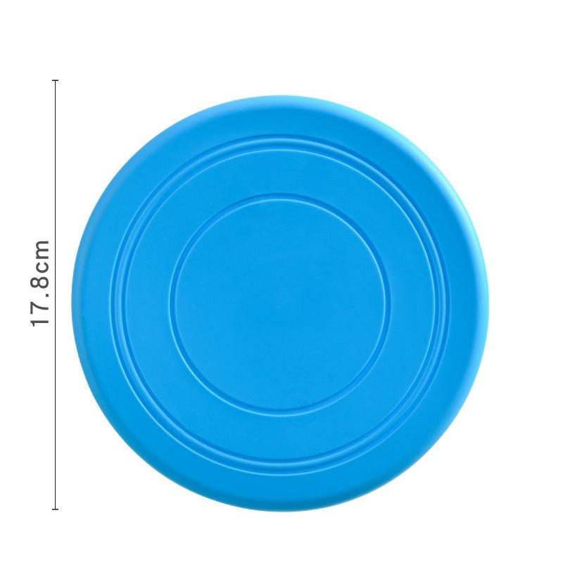 17.8cm Pet Resistant Bite Floating Toy Game Flying Discs Interactive Dog Supplies Dog Toys Pet Flying Discs Puppy Training Toy