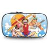 Cartoon Anime One Piece Luffy Zoro Sanji Marco Ace Sabo Pencil Case Stationery Box Students School Pen Pouch Bags Gifts