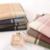 Imitation Cashmere Plaid Scarf Women's Autumn and Winter New High-end Atmosphere Couple Dual-purpose Scarf Warm Shawl