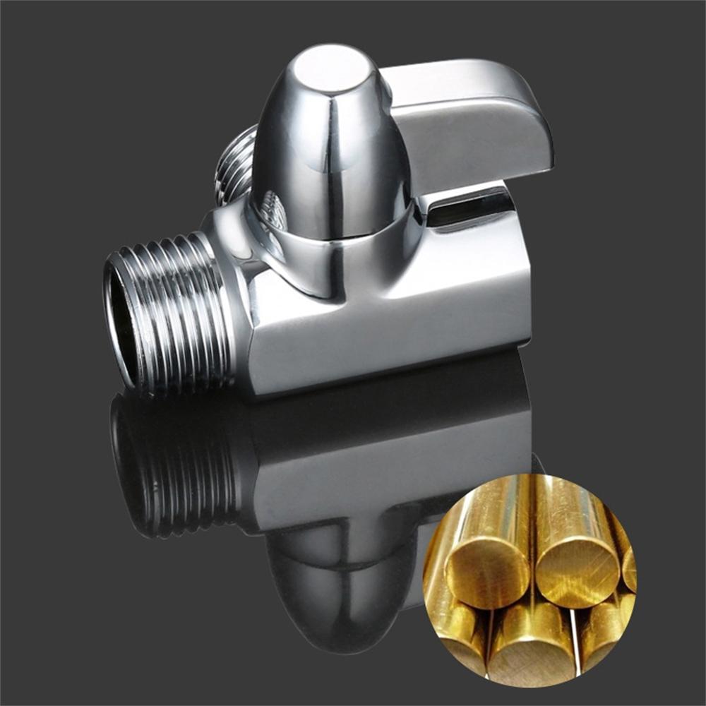 Душевой клапан G1/2" 3-ходовой латунный переключатель для ручной душевой лейки или смесителя для ванны, переключатель выхода, Т-образный клапан, аксессуары для ванной комнаты