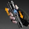 Super Bright Strong LED Flashlight Waterproof Rechargeable Emergency Zoom Lantern 3 Modes Multifunctional Zoomable Flashlight