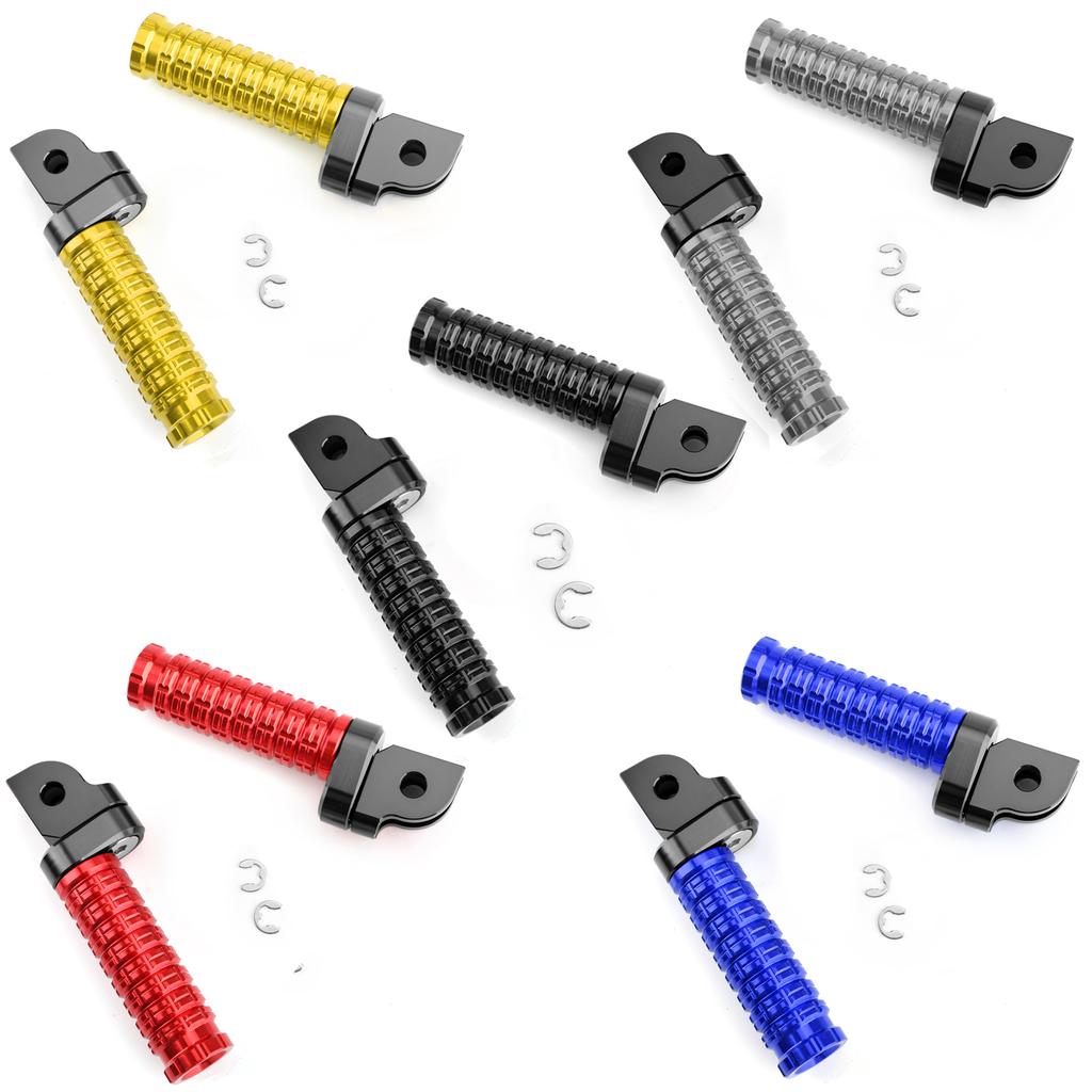 Front Footpegs For Yamaha MT-03 MT/FZ07 MT/FZ09 MT/FZ10 FZ8 FZ1 Tracer900