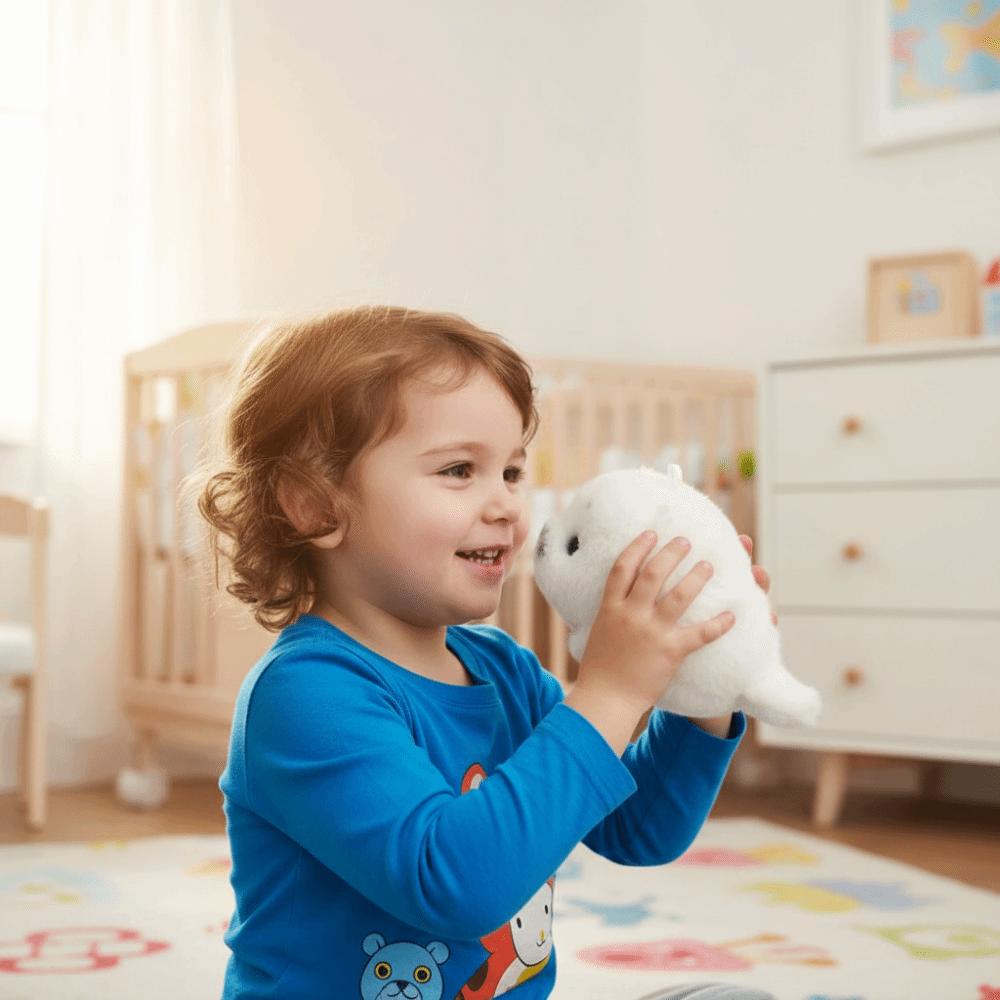 2 Pcs Simulation Style Seal Doll Baby Seal Seal Pendant Cartoon Plush Toy Home Decor