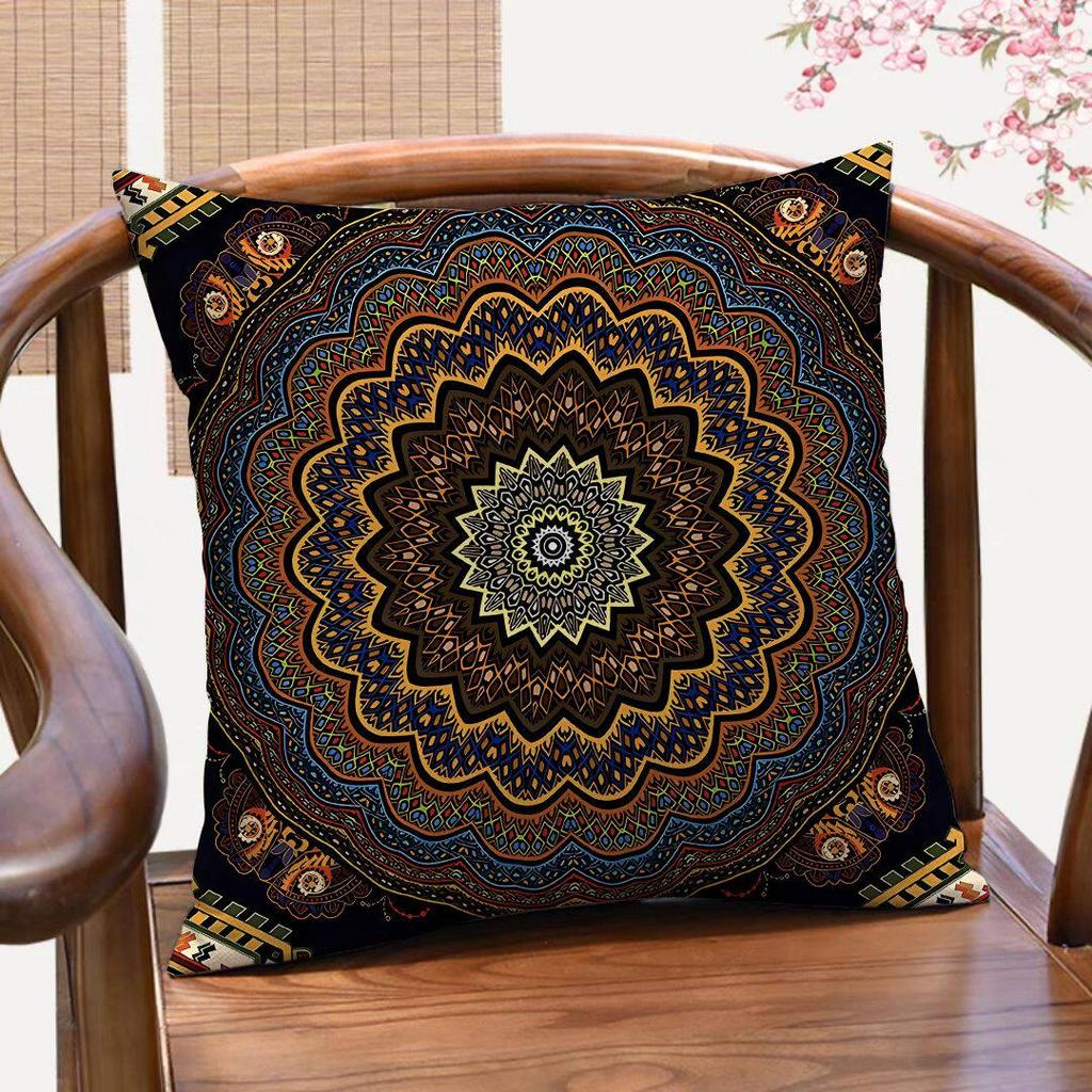 Vikama Bohemian Ethnic Style Pillow Set Cushion Set Living Room Bedroom Sofa Comfortable Home Decoration