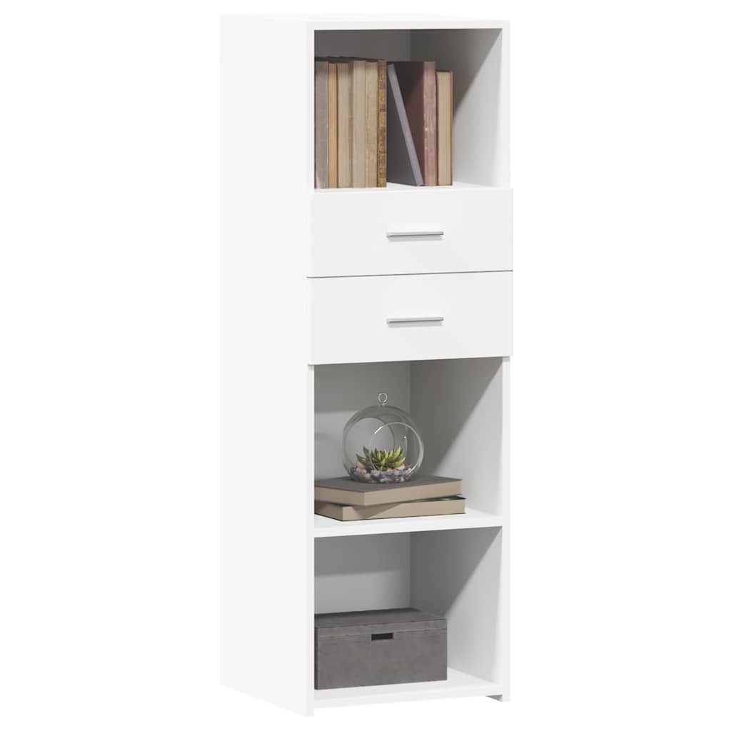 Highboard White 40 x 42.5 x 124 cm Particleboard