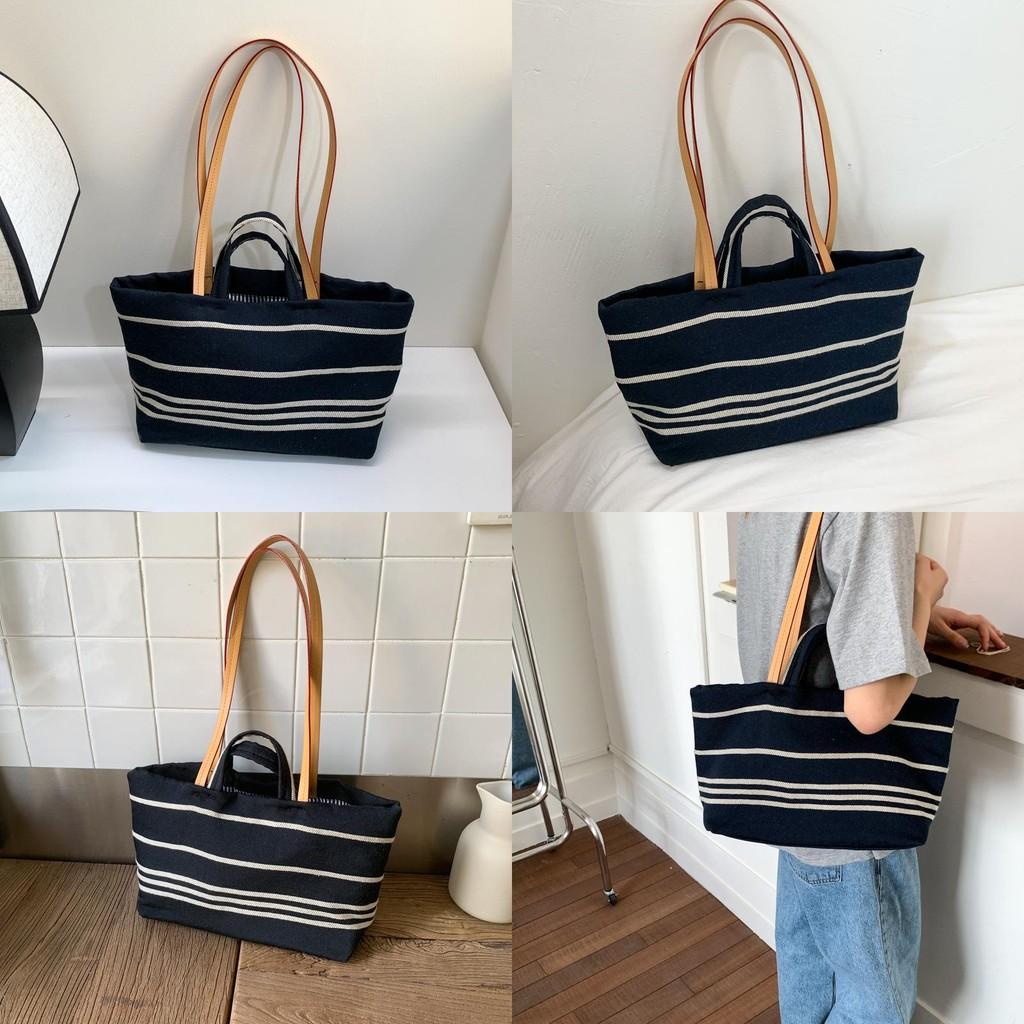 Minimalist Women Canvas Large Capacity Summer Fashion Casual For Daily Commuting