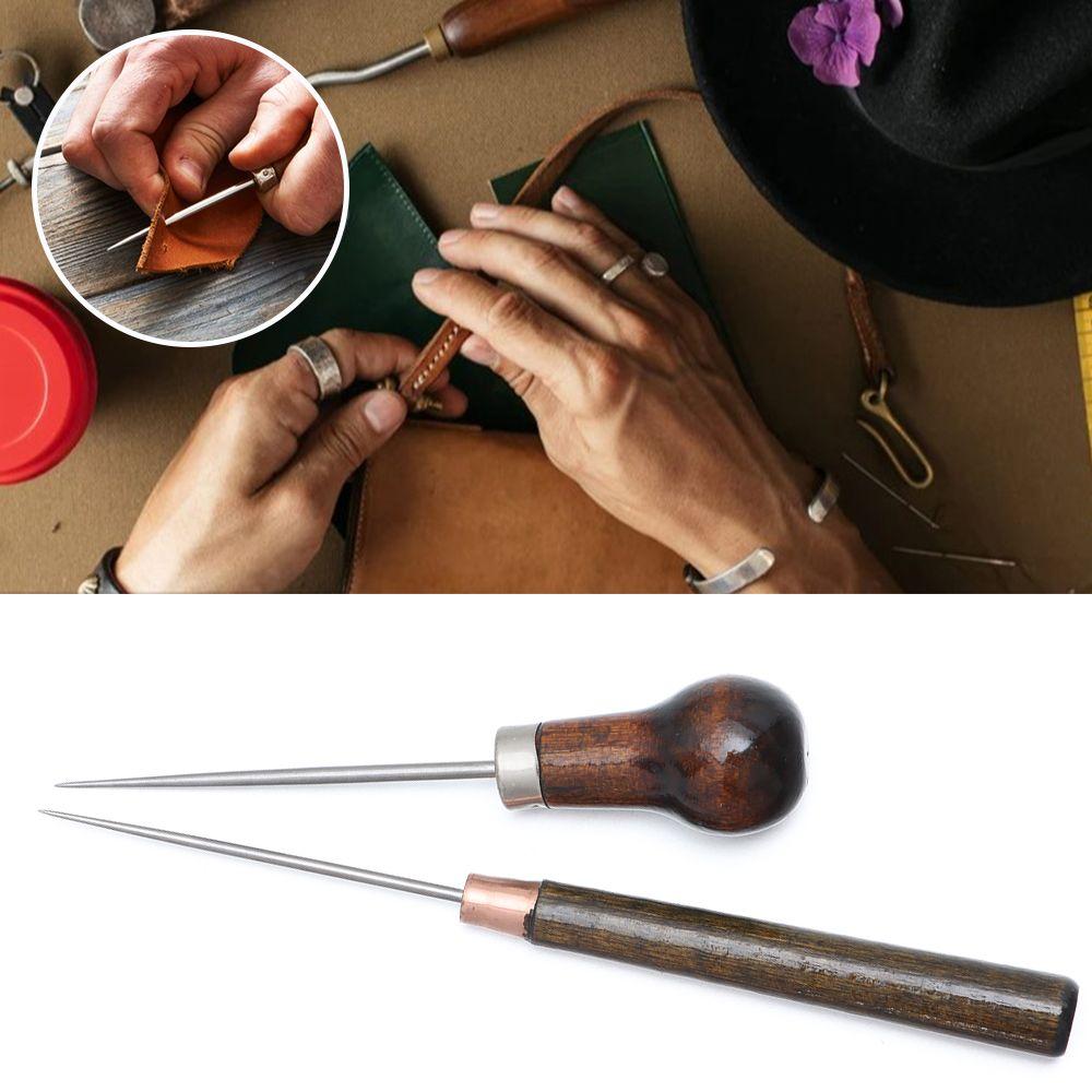 Leather Tool Repair Needles Bags Hole Hook Sewing Awls Sewing Accessories Stitching Awl Cone Needle