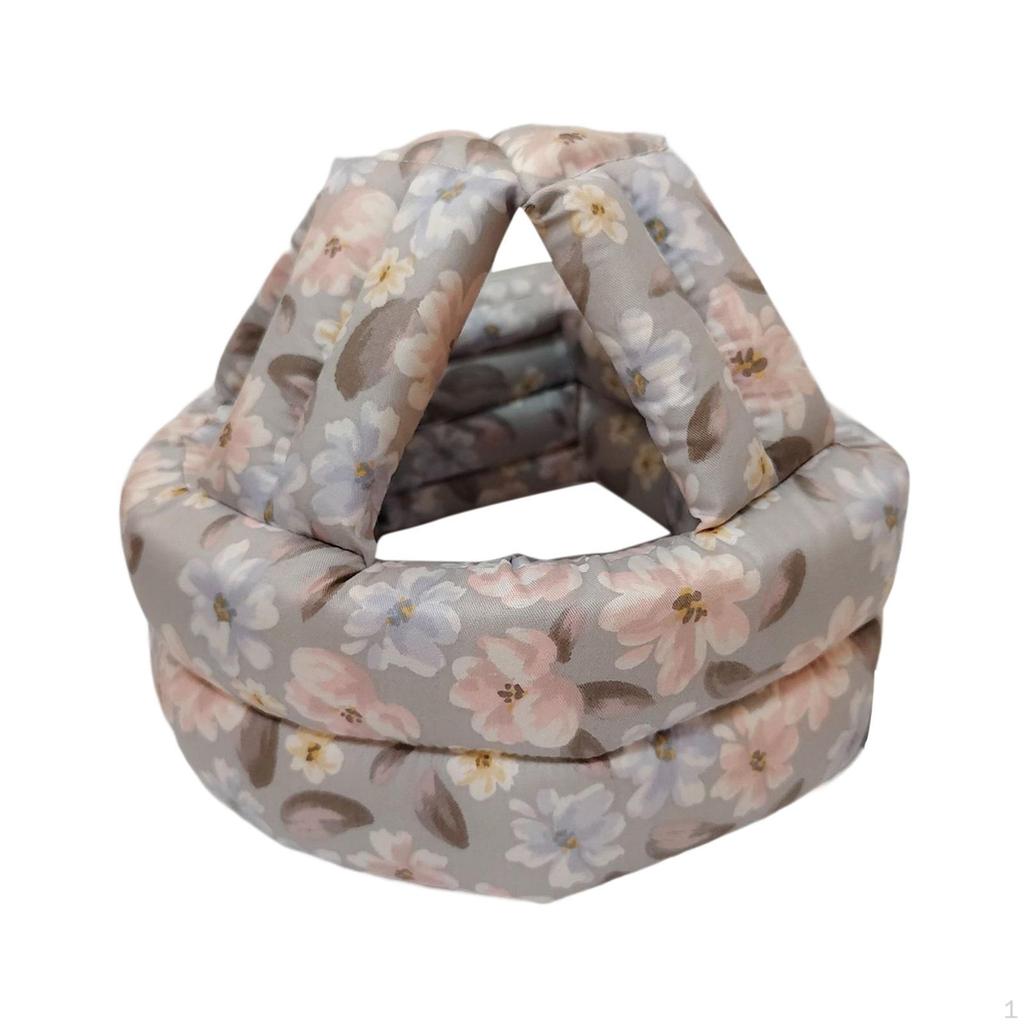 Шляпа для защиты от падений Мягкая Защитная для пожилых людей для взрослых Покупки Коридор синий цветок