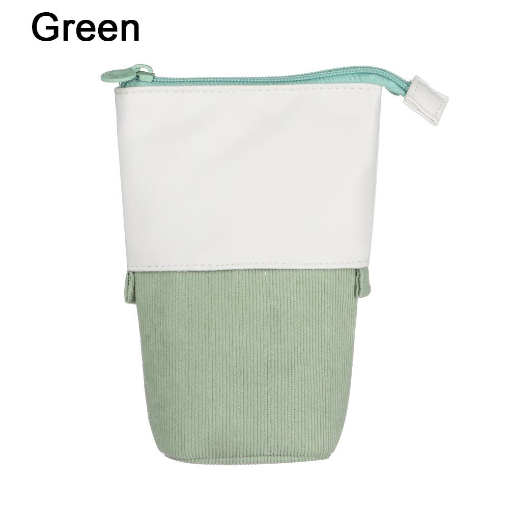 Канцелярские принадлежности Большая вместимость Телескопическая сумка для ручек Пенал Косметичка Коробка для хранения на молнии