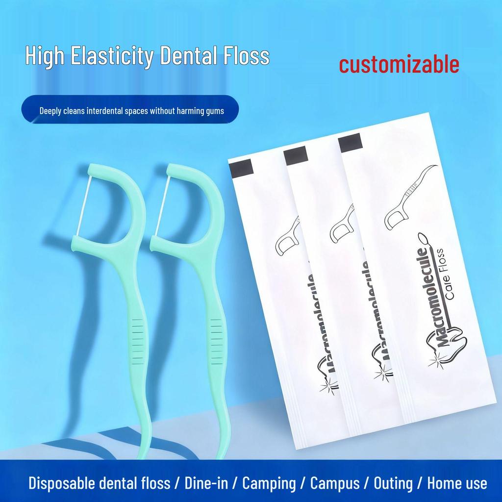 Individually Packaged Ultra-Fine Double-Ended Floss Sticks - Family Pack for Adults