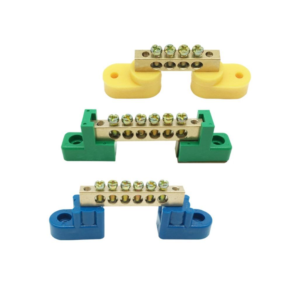 Blocks Copper Screw Terminal Block Distribution Box Connection Copper Bar Connection Terminal