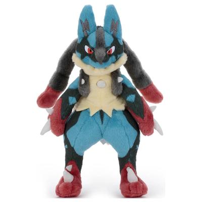 Takara Tomy Arts Покемон Я выбираю Покемона Плюшевая игрушка Покемон Гет Плюшевая игрушка Мега Лукарио Высота примерно 28 см (ТАКАРАТОМИ ИСКУССТВА) Ты!