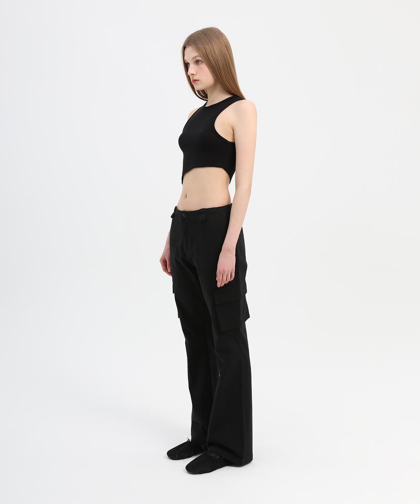 SLLOW GARMENTS Брюки-карго с разрезами