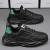 Мужская обувь 2024 года, новые летние дышащие сетчатые черные кроссовки для папы, для спорта и отдыха, на толстой подошве, для работы, страхования труда, для работы, прилива