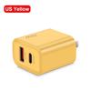 Зарядное устройство USB Type C мощностью 55 Вт, быстрая зарядка 3.0, адаптеры для зарядки телефонов для iPhone 16, 15 Pro Max, Xiaomi, Samsung, быстрое настенное зарядное устройство Type C