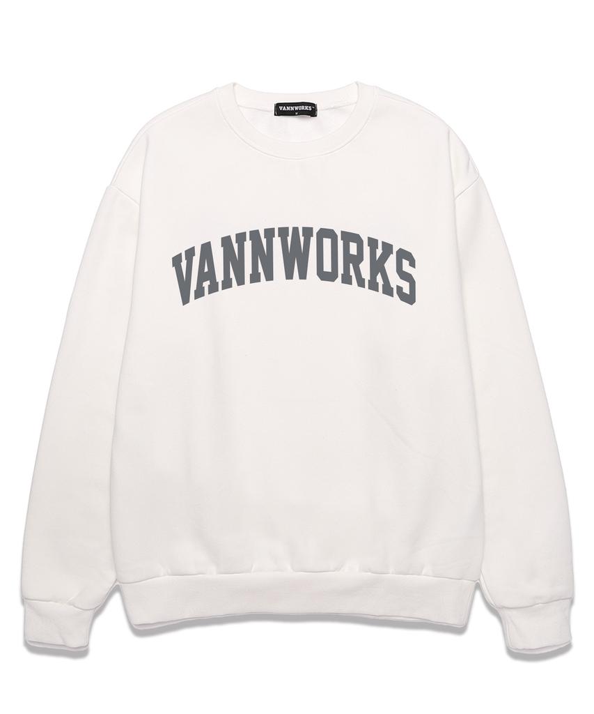 VANNWORKS Arch Logo Sweatshirt (Vs0017) White (B Type)