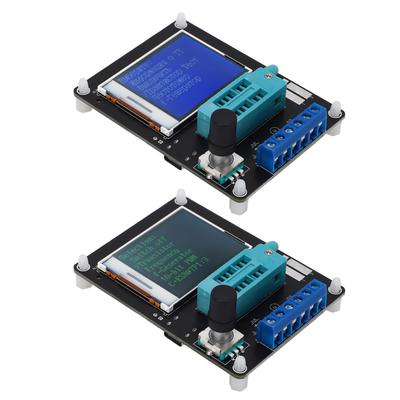 Тестер транзисторов DC5V с цветным экраном 1,77 дюйма, емкостью, индуктивностью, вольтметром, частотой