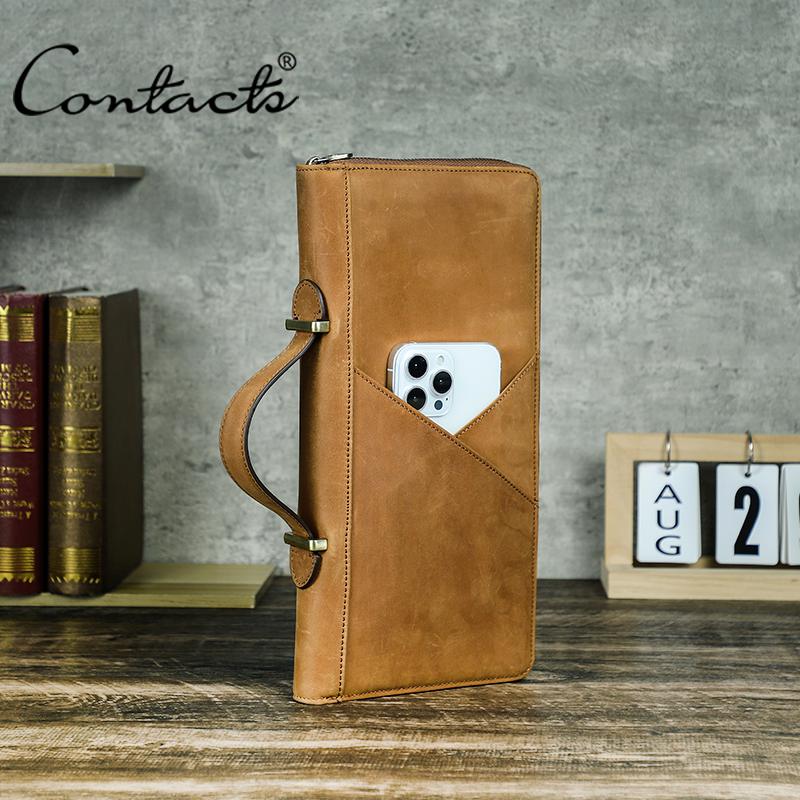 Обложка для паспорта CONTACT Держатель для карт Отсек для ручки Семейная дорожная сумка для паспорта