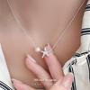 Banyan Tree S925 Silver Starfish Pearl Necklace for Women - Summer Korean Sweet Style.