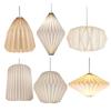 Nordic Creative Paper Origami Lantern Shade Hanging Lamp Cover Folding Pendant Light Shade for Living Room Chandelier Art Decor