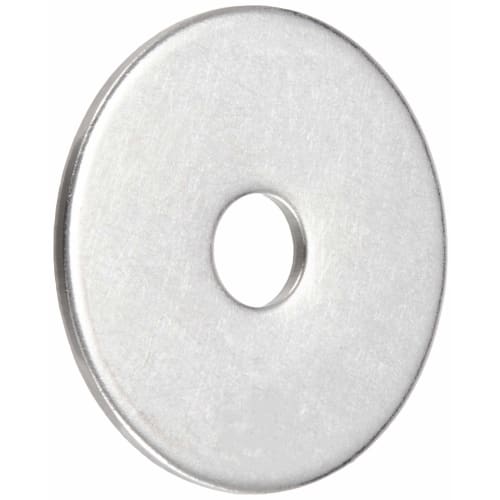 [M4 (4.5mm) Outer Diameter 20mm Thickness 1mm] SUS304 Stainless Steel Large Washers, Pack of 36