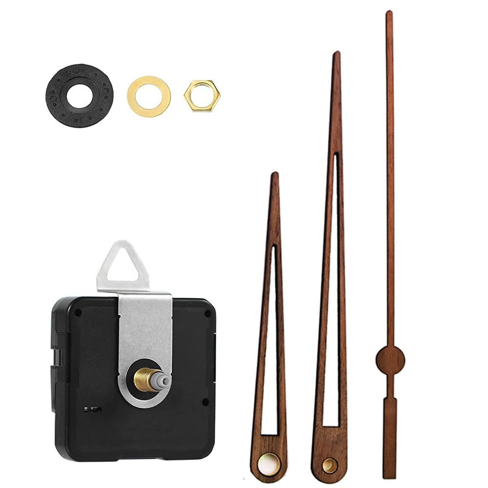 Сканирующий часовой механизм Деревянные указатели Настенные часы Детали Бесшумное движение часов